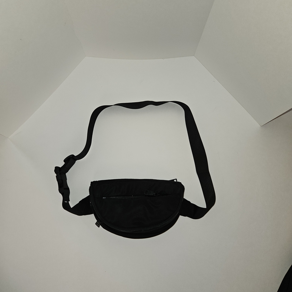Steve Madden Black Nylon Crossbody Belt Bag